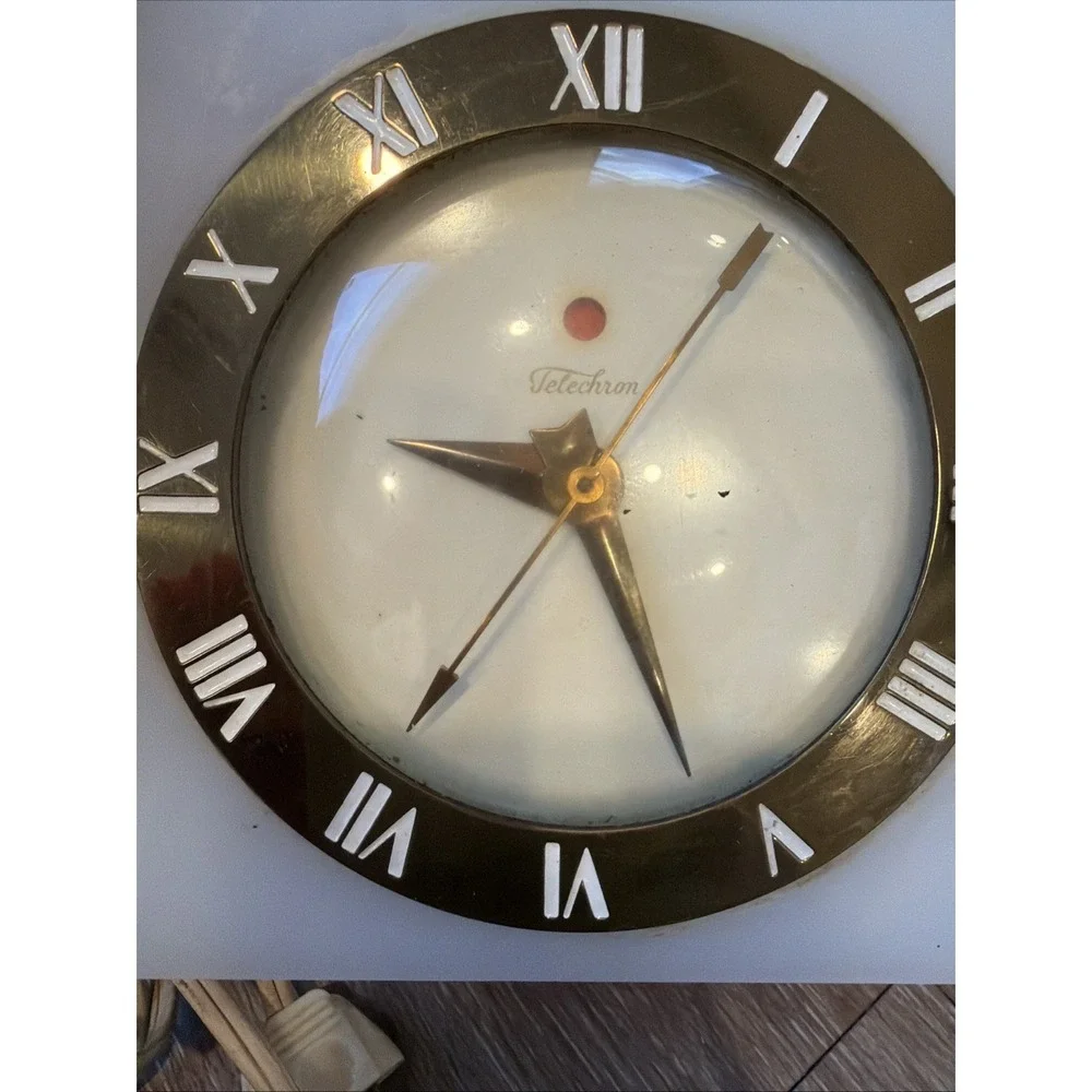 Telechron 4H55 The Statesman 1940s Vintage Desk Shelf Mantel Clock WORKS